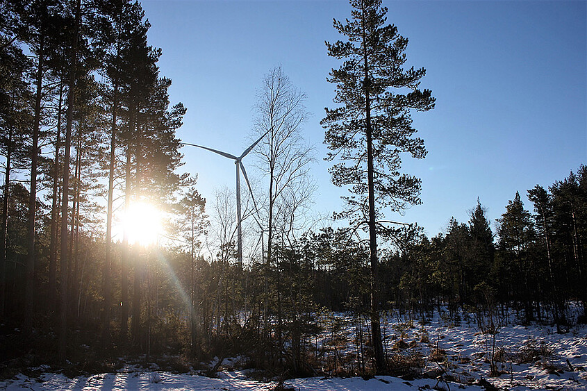 WKN Windpark Laxaskogen in Schweden